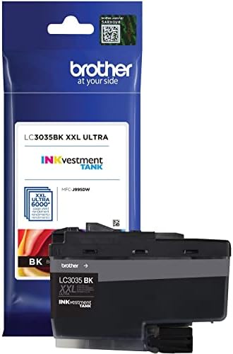 Genuine Brother LC3035BK XXL Black Ultra High-Yield INKvestment Ink Tank